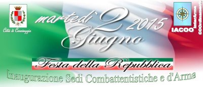 martedì 2 giugno 2015 - Festa della Repubblica